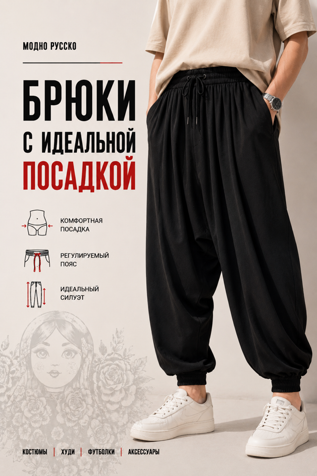 Брюки с идеальной посадкой